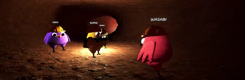 CHICKEN MINE video 3
