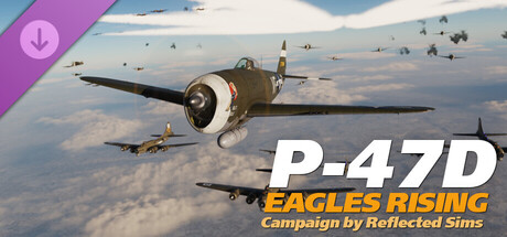 Capa de DCS: P-47D - Eagles Rising Campaign by Reflected Simulations