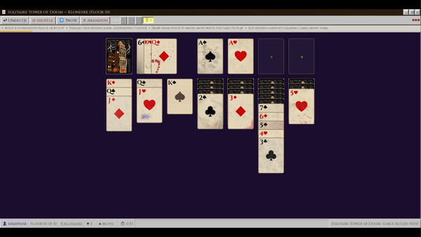 The Solitaire Tower of Doom 스크린샷 1