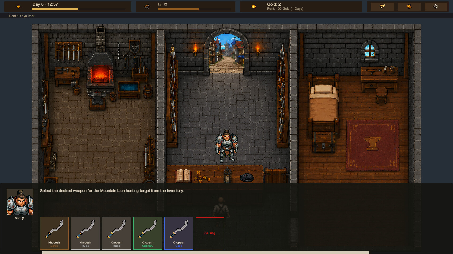 Medieval Fantasy Blacksmith Shop 스크린샷 4