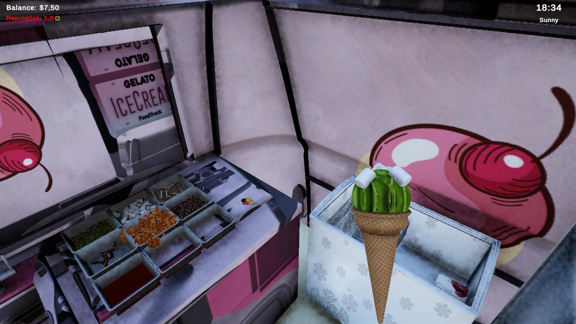 Ice Cream Truck Simulator screenshot 1