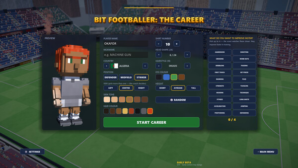 Bit Footballer: The Career screenshot 1