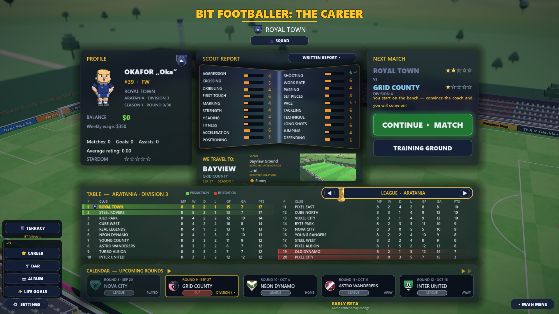 Bit Footballer: The Career screenshot #3