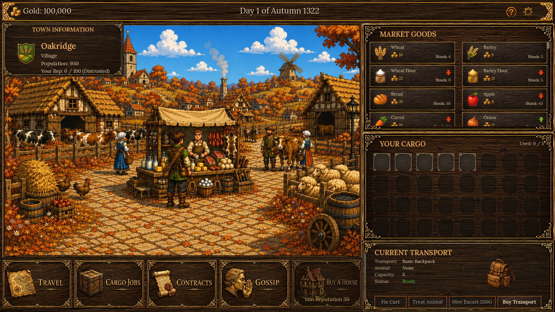 Medieval Travelling Merchant screenshot #2