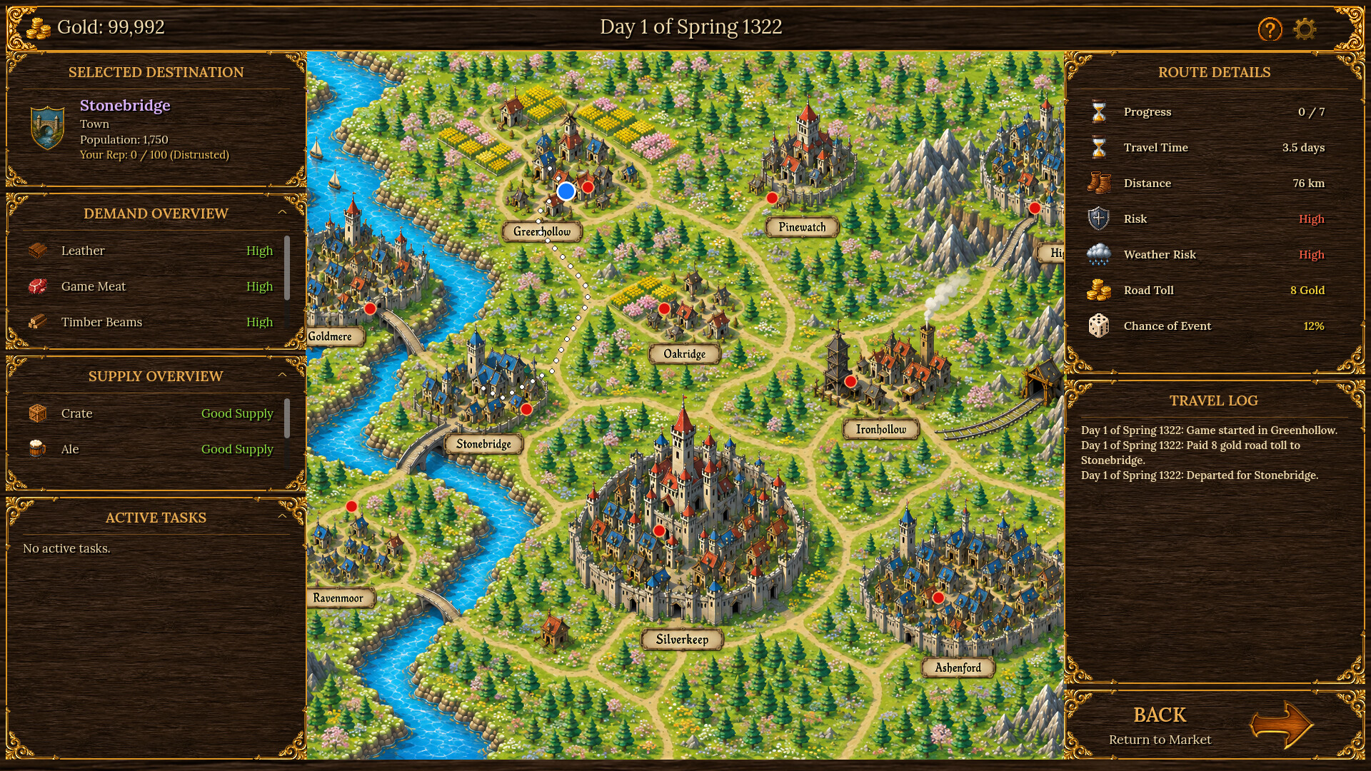 Medieval Travelling Merchant screenshot #4