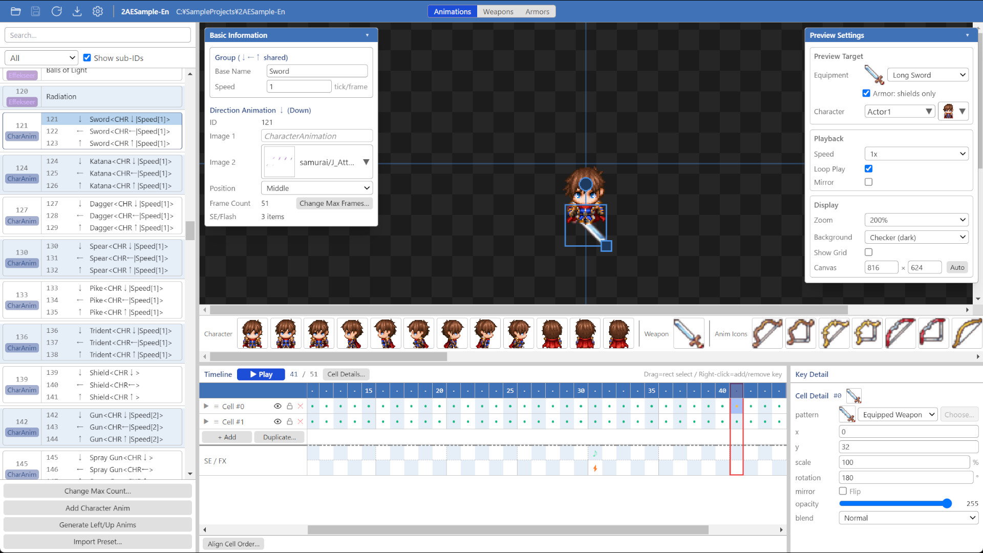 RPG Maker MZ - 2D Animation Editor Featured Screenshot #1