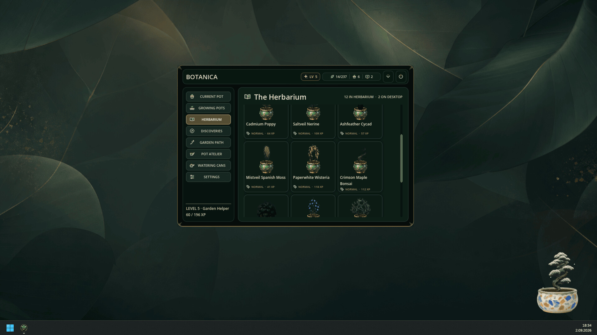 Daily Botanica screenshot