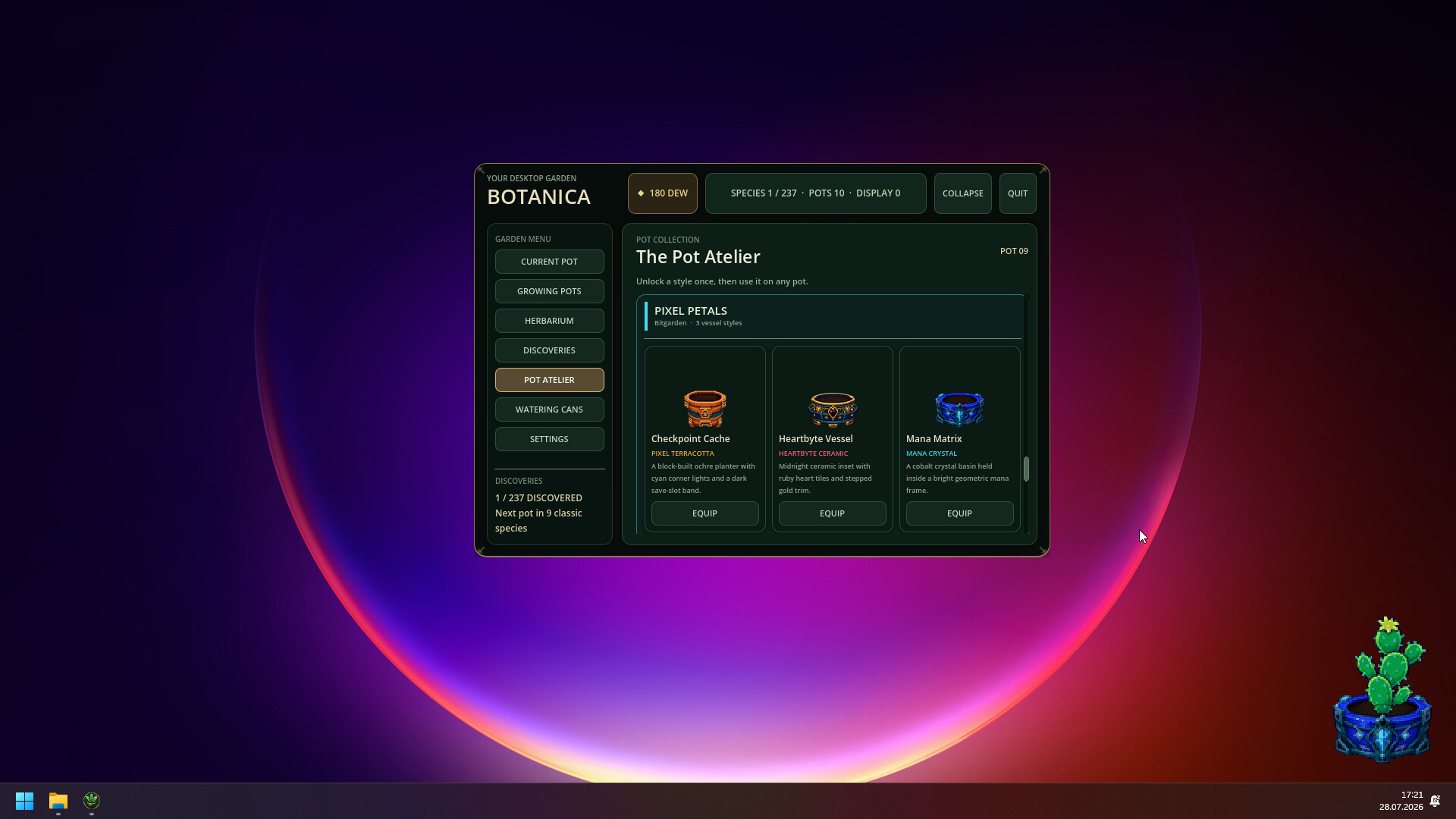Daily Botanica - Pixel Petals Featured Screenshot #1