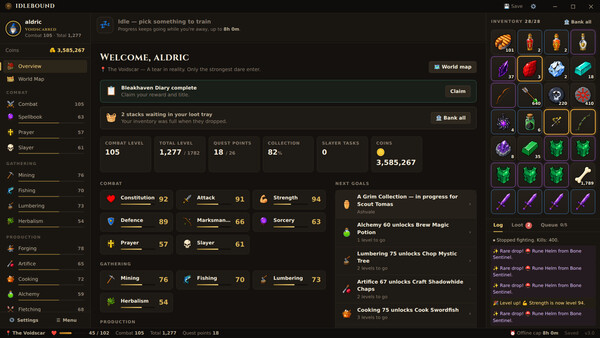 IdleBound Screenshot