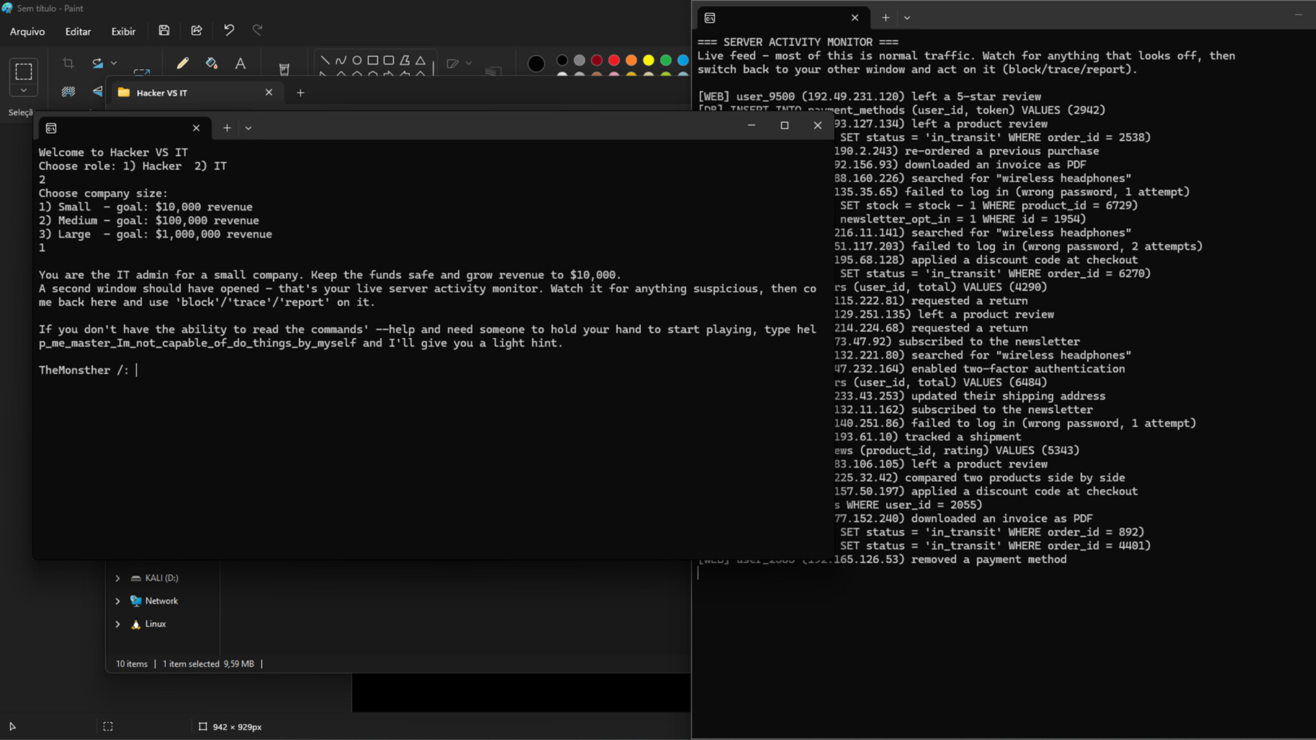 Hacker vs IT screenshot 2