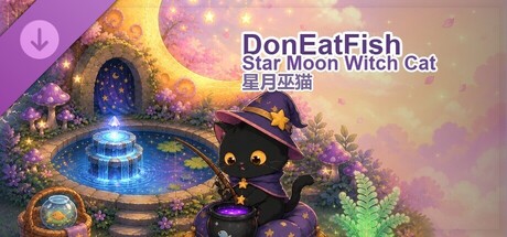 DonEatFish - Star Moon Witch Cat