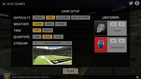 Screenshot z Axis Football 2016 Screenshot z Axis Football 2016