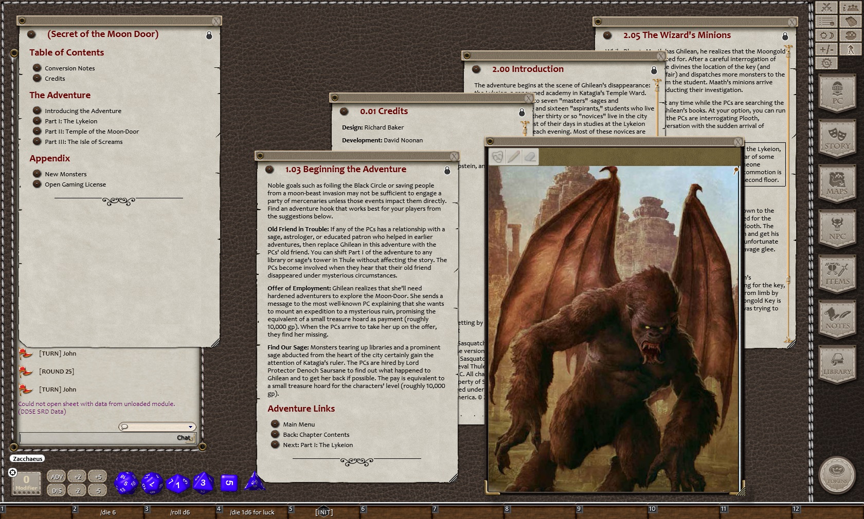 Fantasy Grounds - Primeval Thule: Secret of the Moon-Door (5E) Featured Screenshot #1