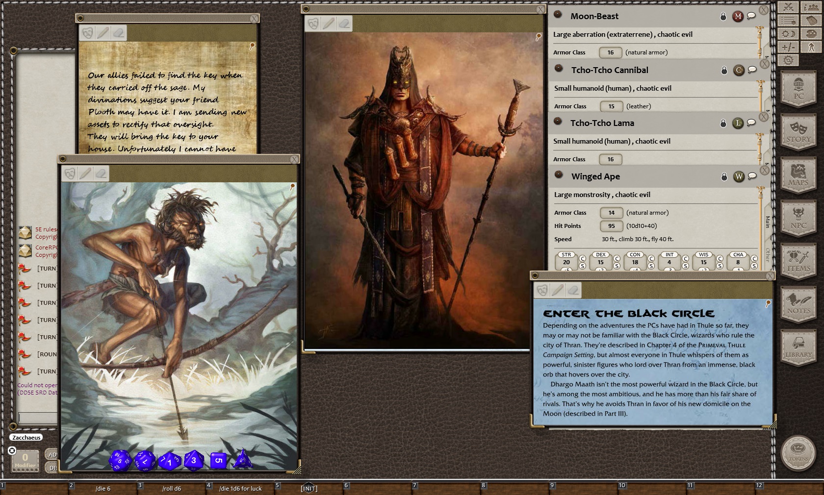 Fantasy Grounds - Primeval Thule: Secret of the Moon-Door (5E) screenshot 3