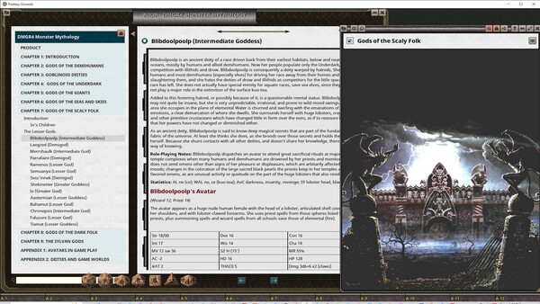 Fantasy Grounds - D&D Classics: DMGR4 Monster Mythology (2E) screenshot 2