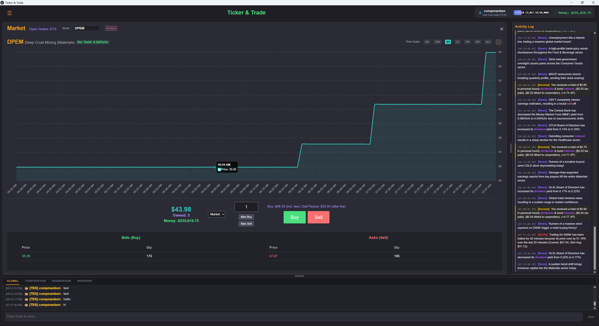 Ticker & Trade screenshot #2