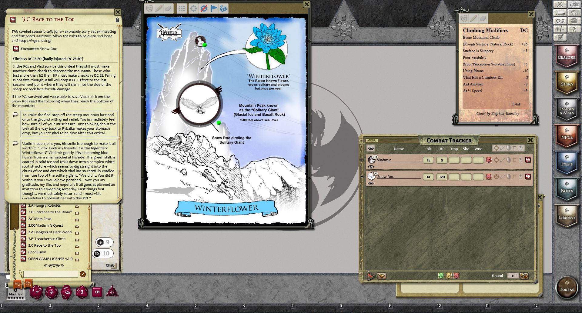 Fantasy Grounds - A05: Winter Flower (PFRPG) Featured Screenshot #1