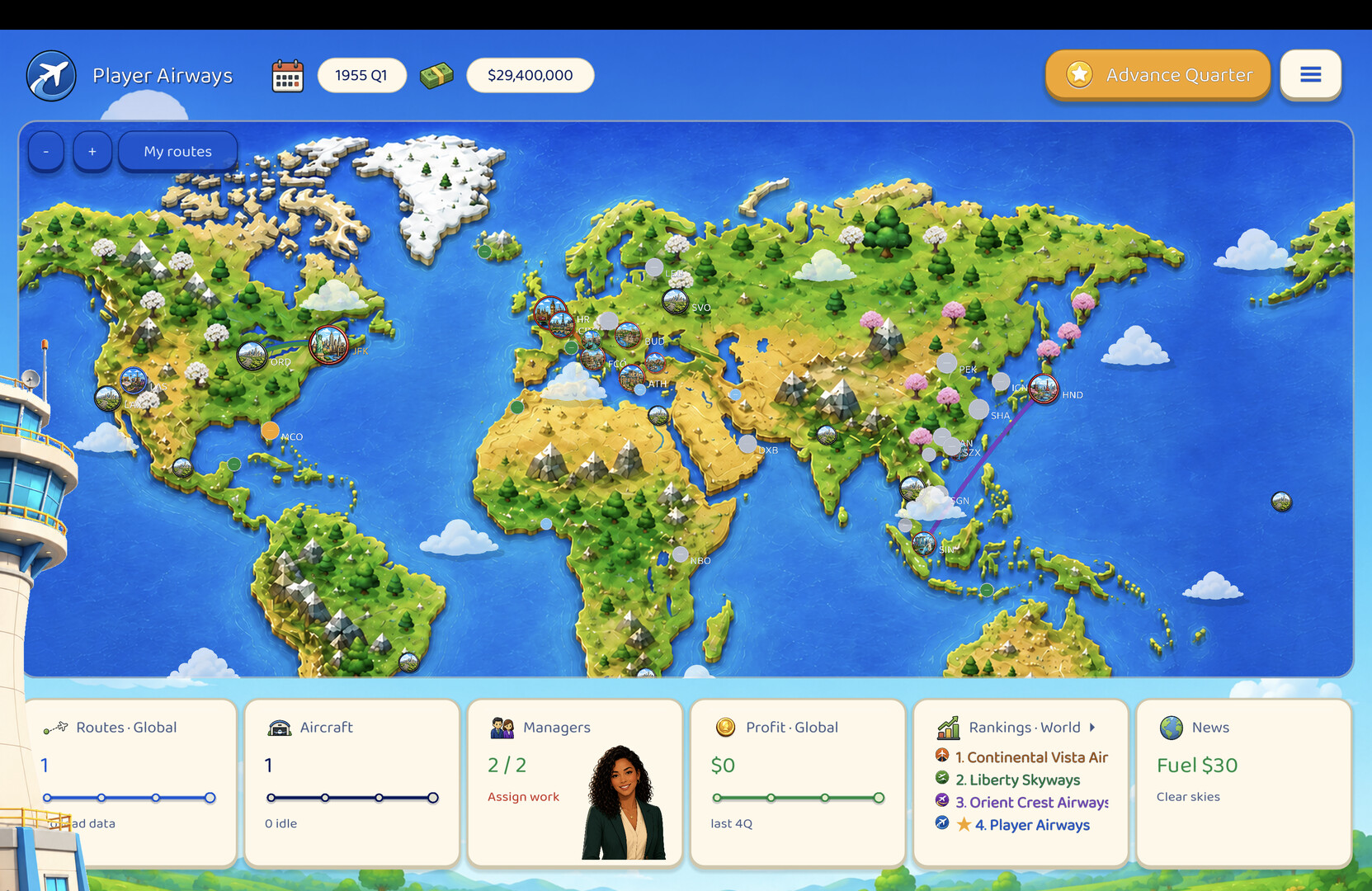 Aviator screenshot 1