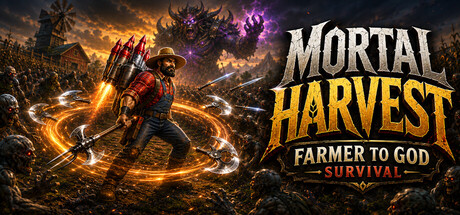 Mortal Harvest: Farmer to God Survival(アクション・インディー、開発: SoloDevTom)のヘッダー画像