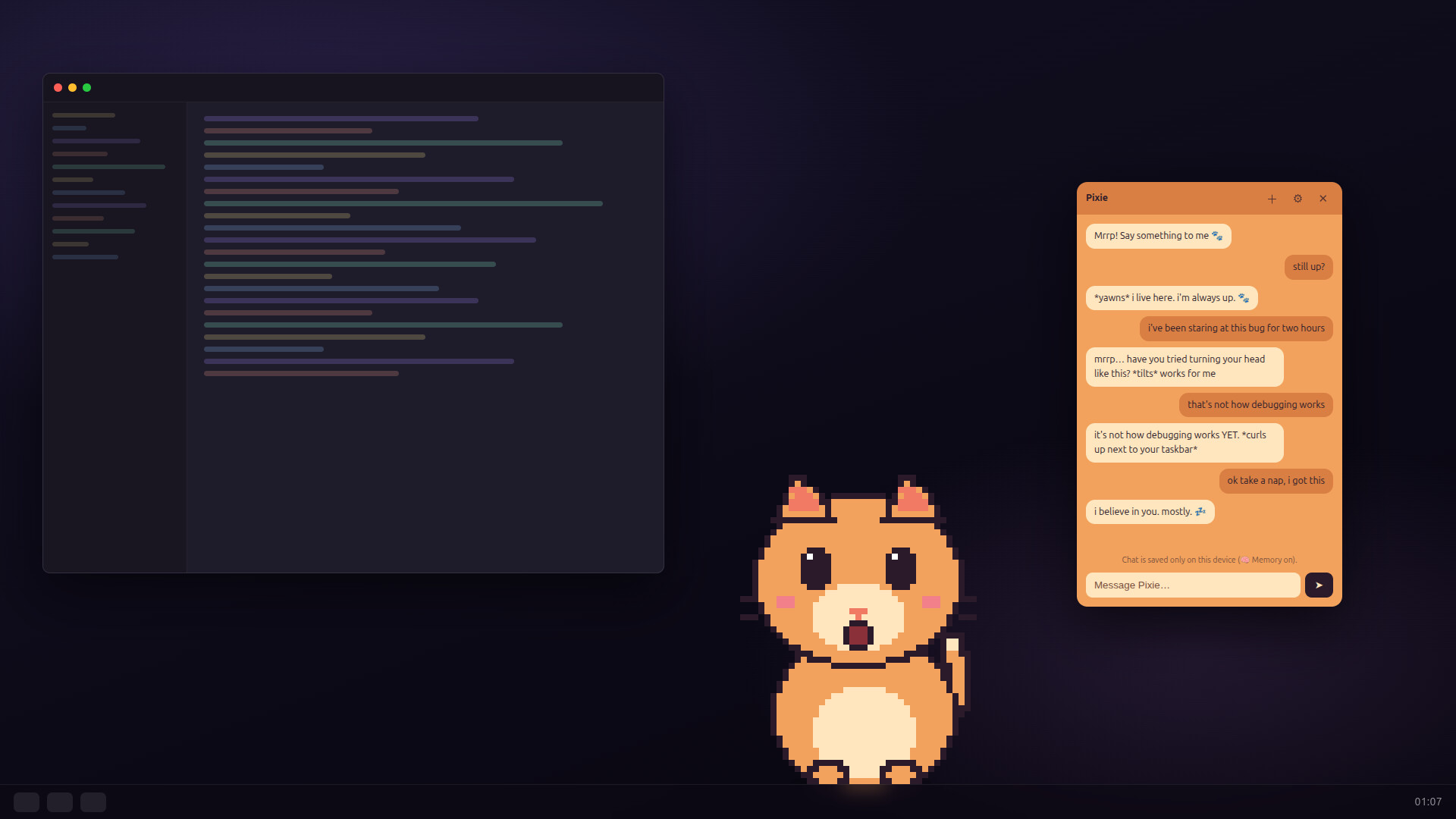 Pixie - Desktop Pet That Mirrors You screenshot 3