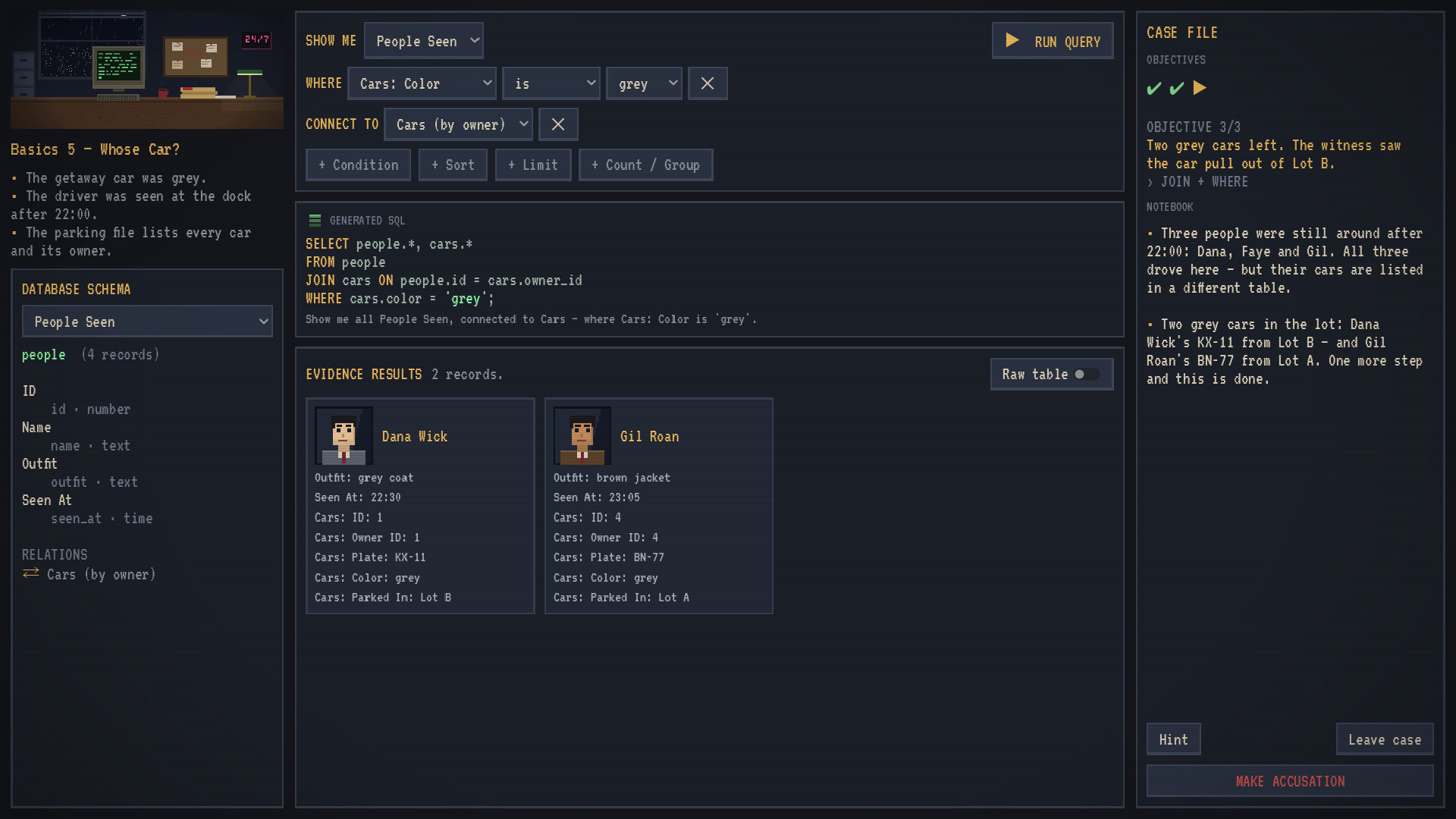 Query Noir screenshot 8