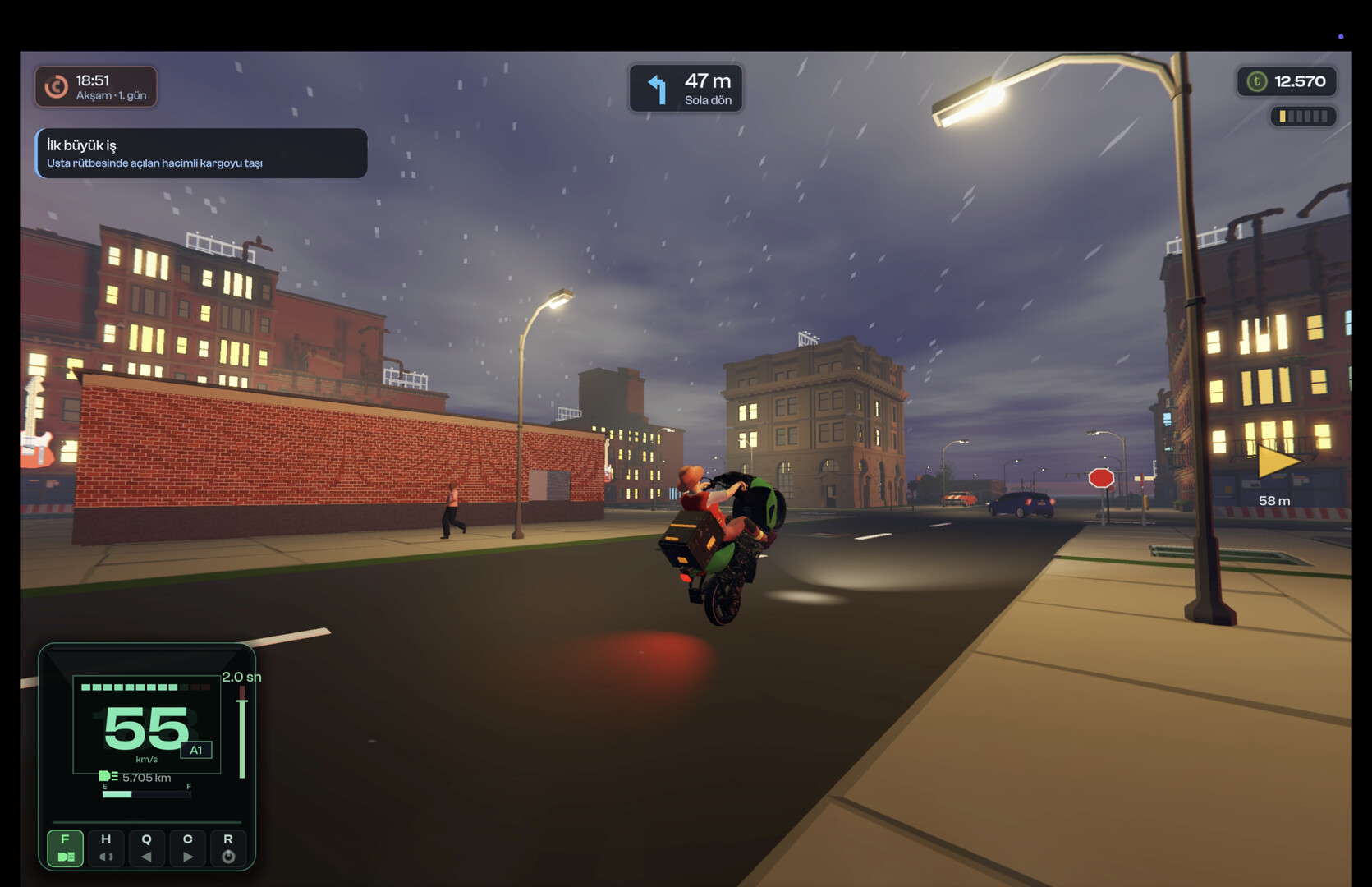 Moto Courier Simulator screenshot 6