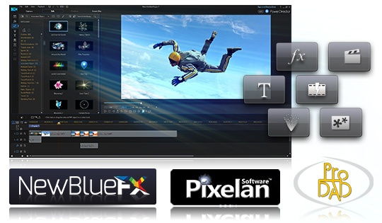 Screenshot z CyberLink PowerDirector 15 Ultimate