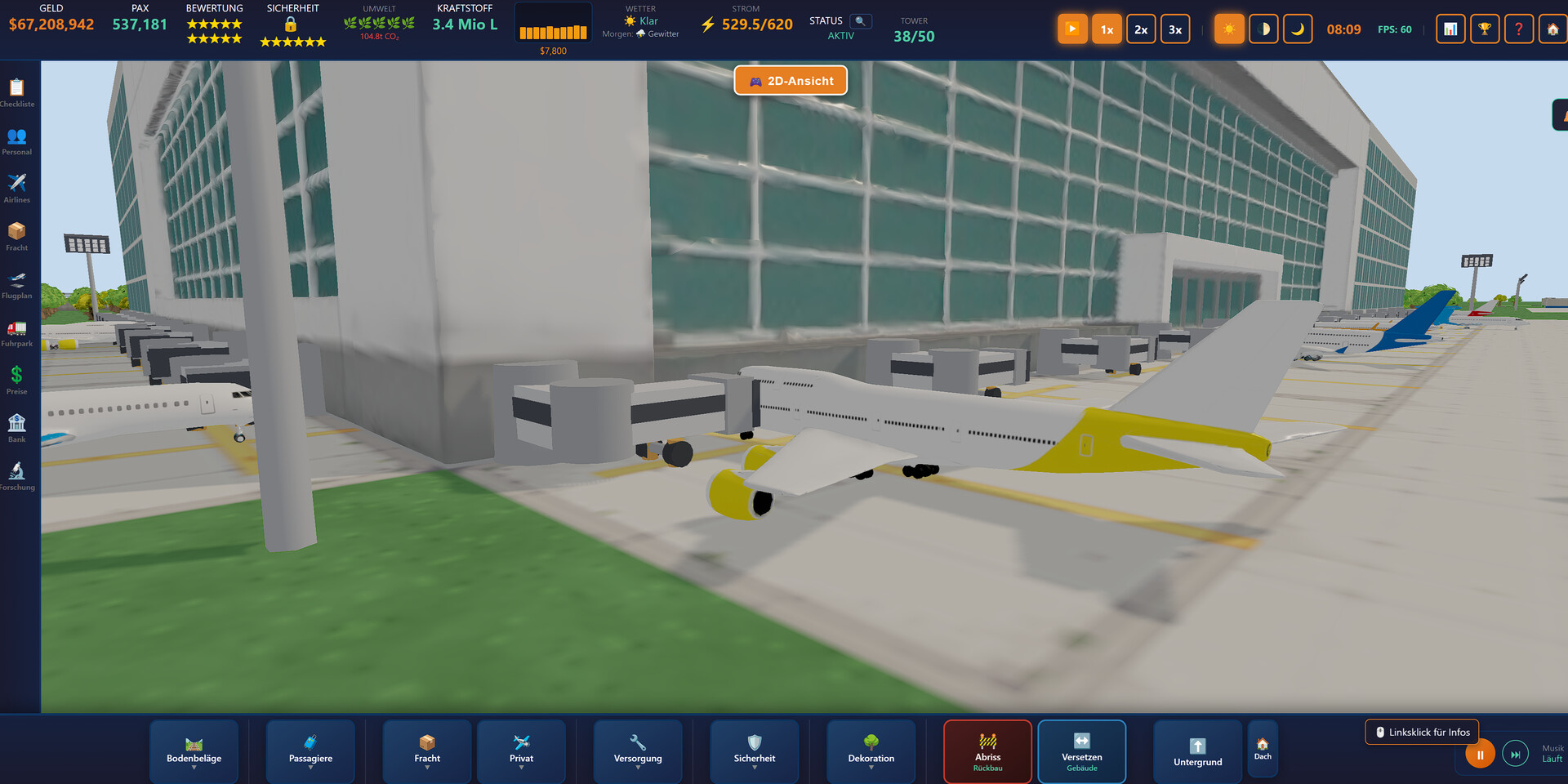 Pixel Airport Tycoon 3D screenshot 4