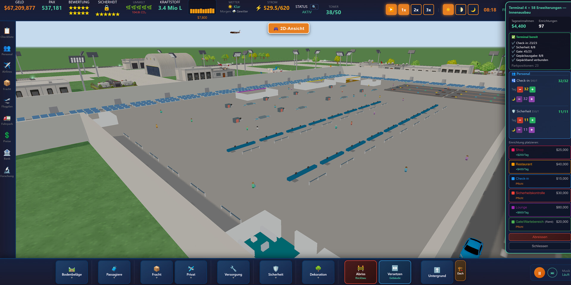 Pixel Airport Tycoon 3D screenshot 12