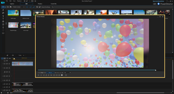 Screenshot z CyberLink PowerDirector 15 Ultra Screenshot z CyberLink PowerDirector 15 Ultra