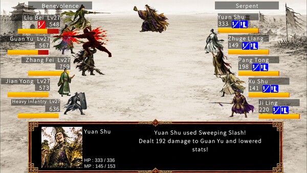 Three Kingdoms Heroic Tales screenshot 1