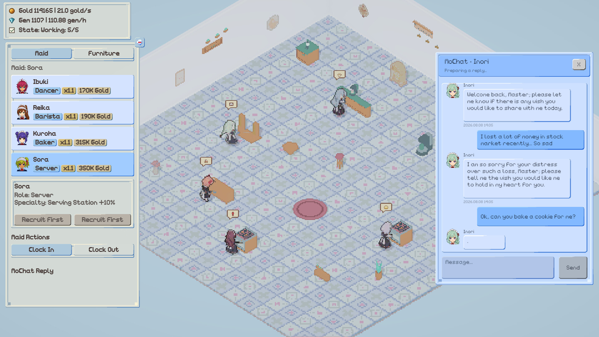 Idle Pixel Maids screenshot 2