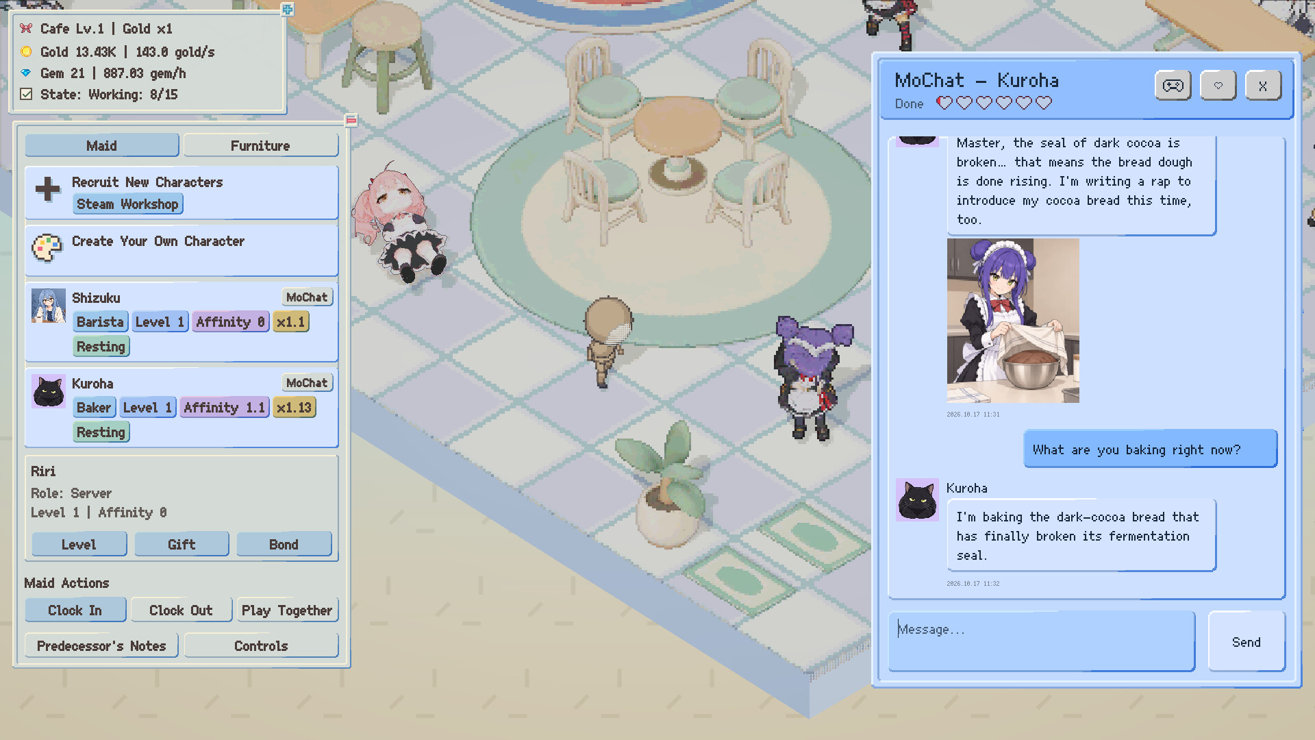Idle Pixel Maids – Screenshot 2