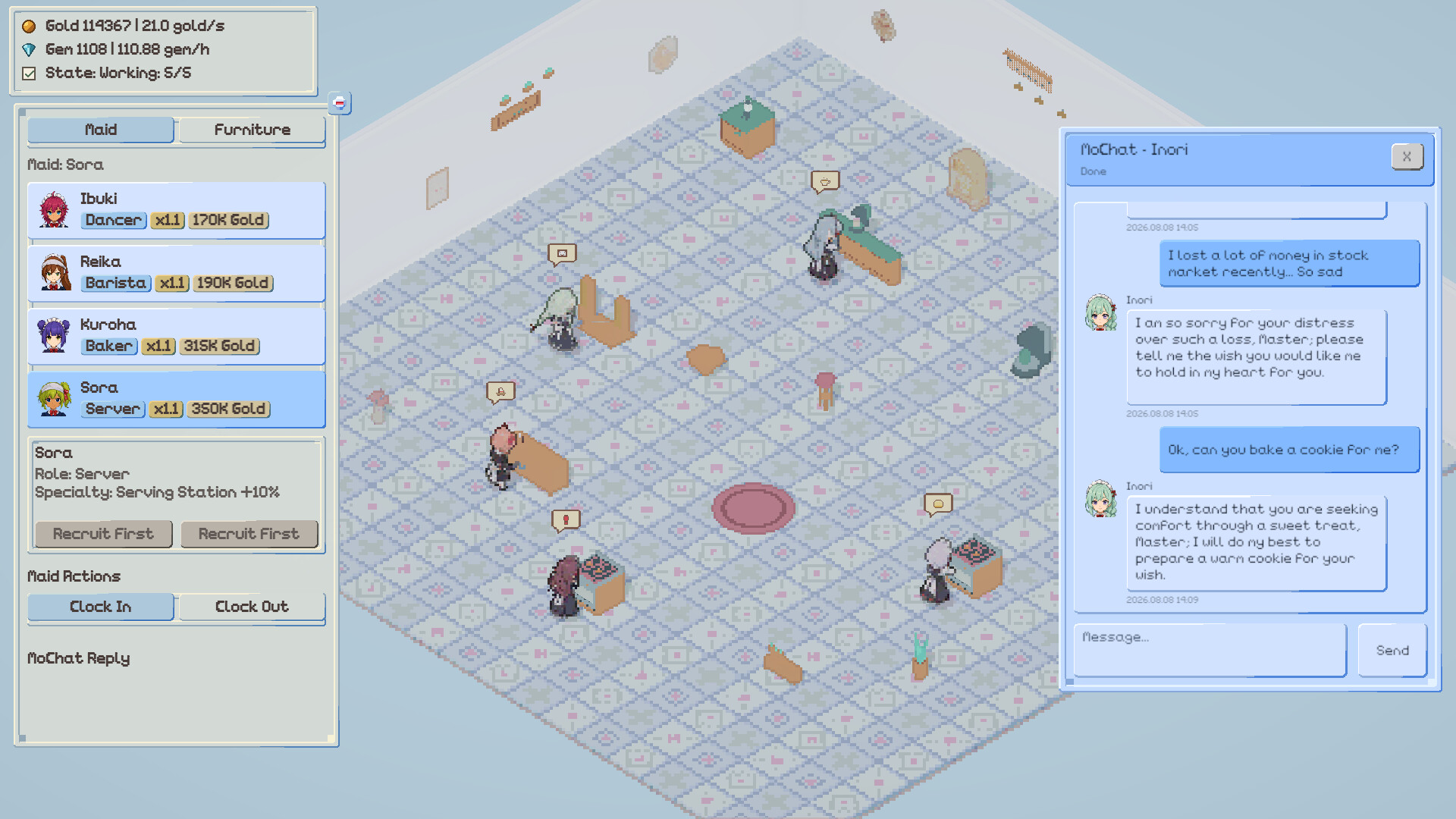 Idle Pixel Maids screenshot 3