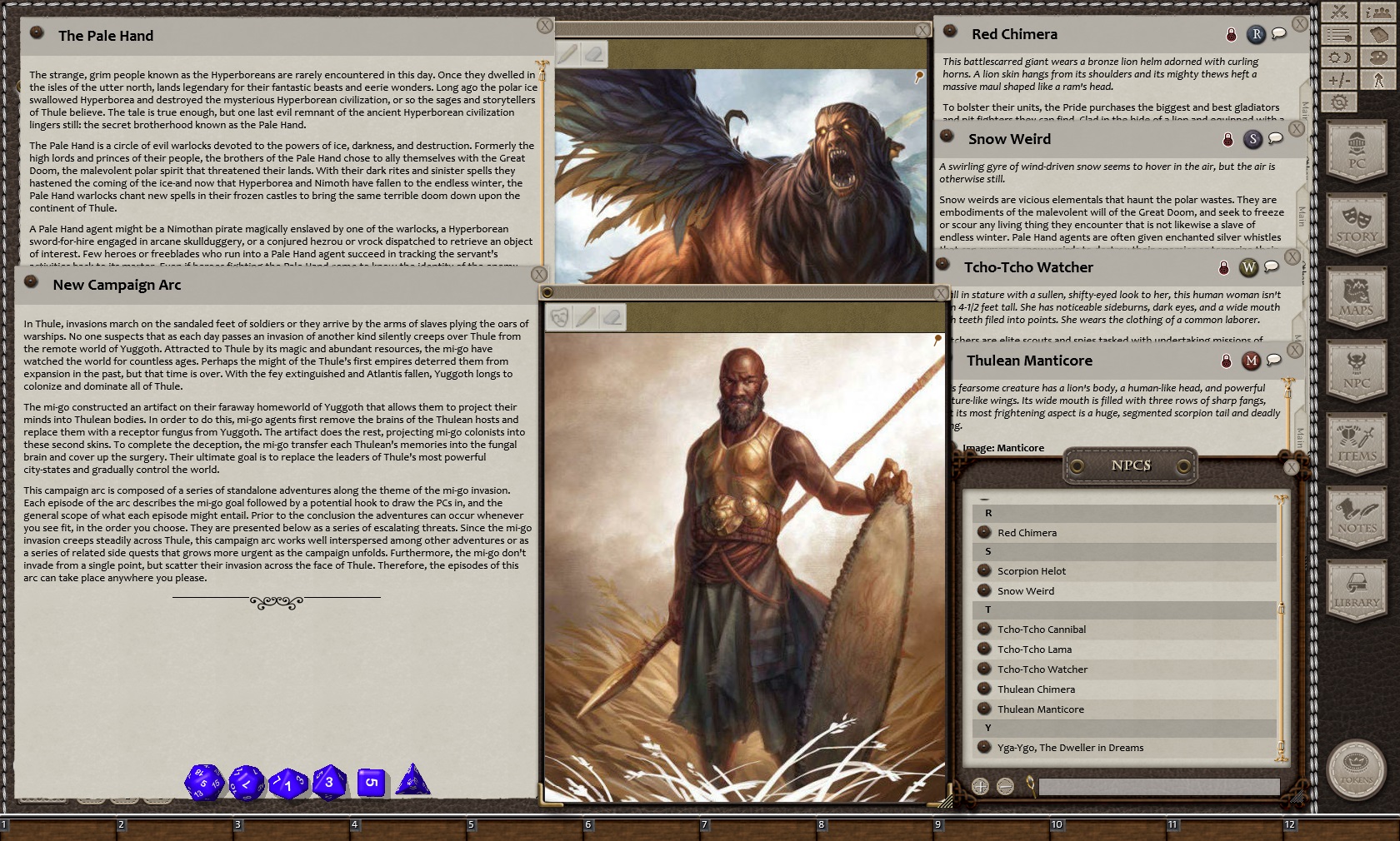 Fantasy Grounds - Primeval Thule: Gamemaster's Companion (5E) Featured Screenshot #1