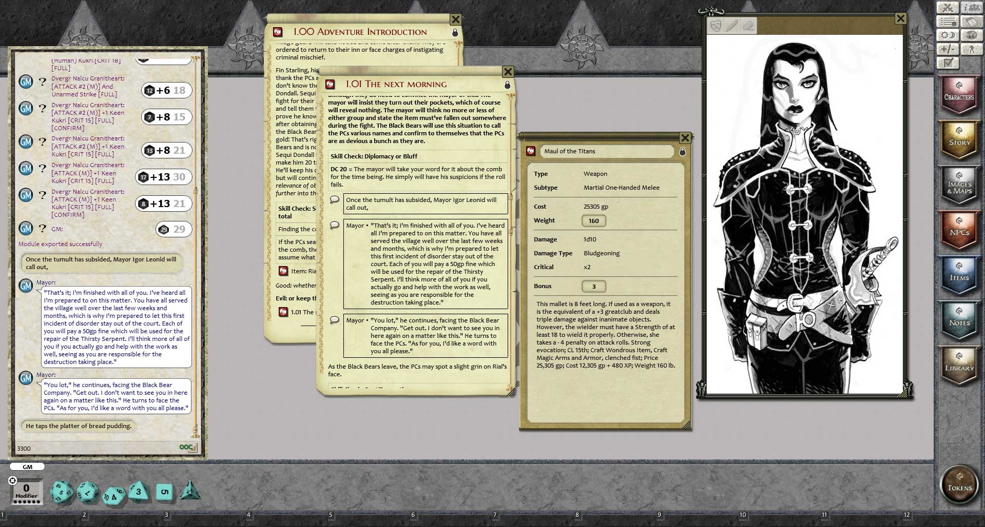 Fantasy Grounds - A06: Bear Trouble (PFRPG) Featured Screenshot #1