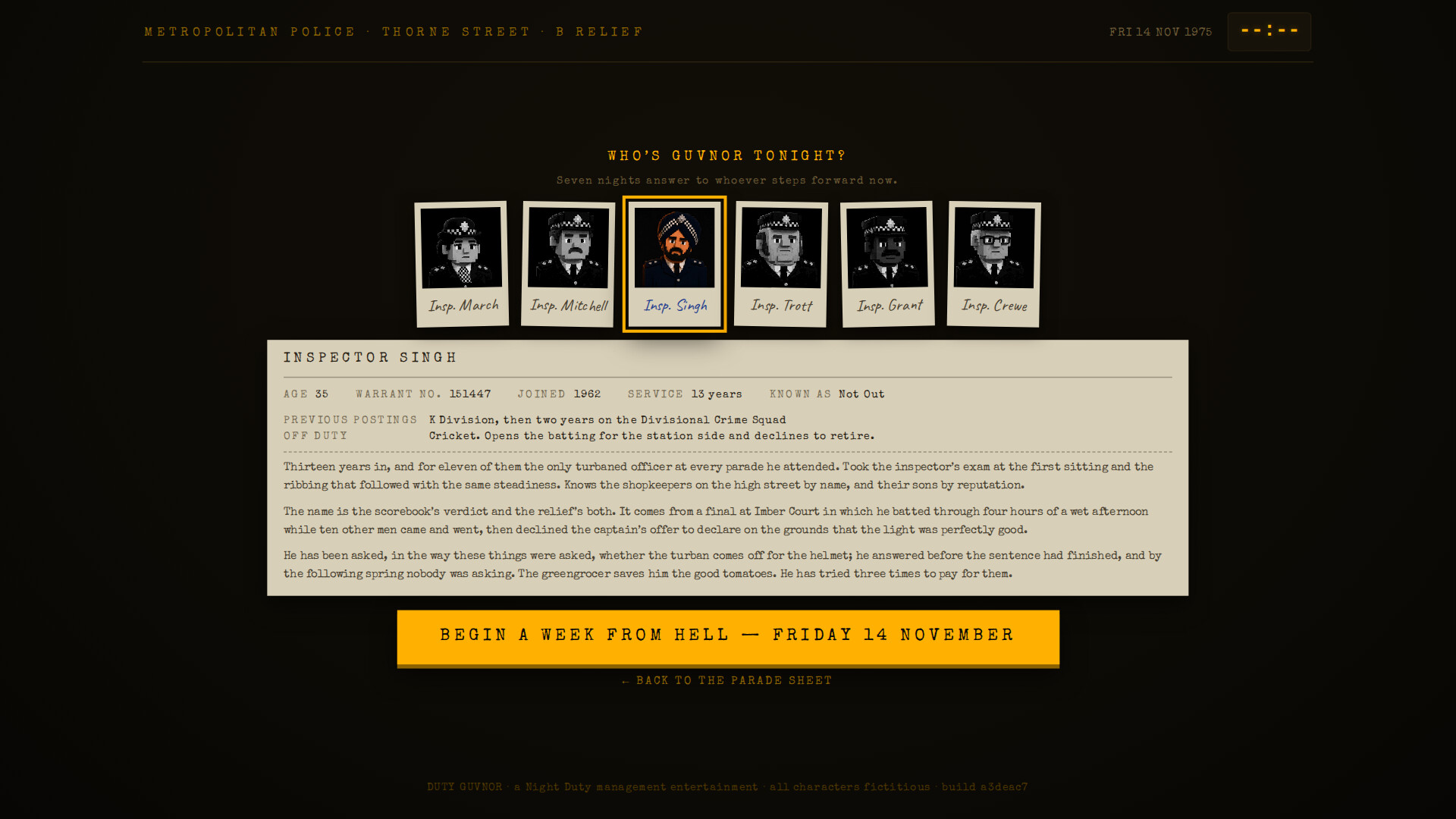 Duty Guvnor screenshot 1
