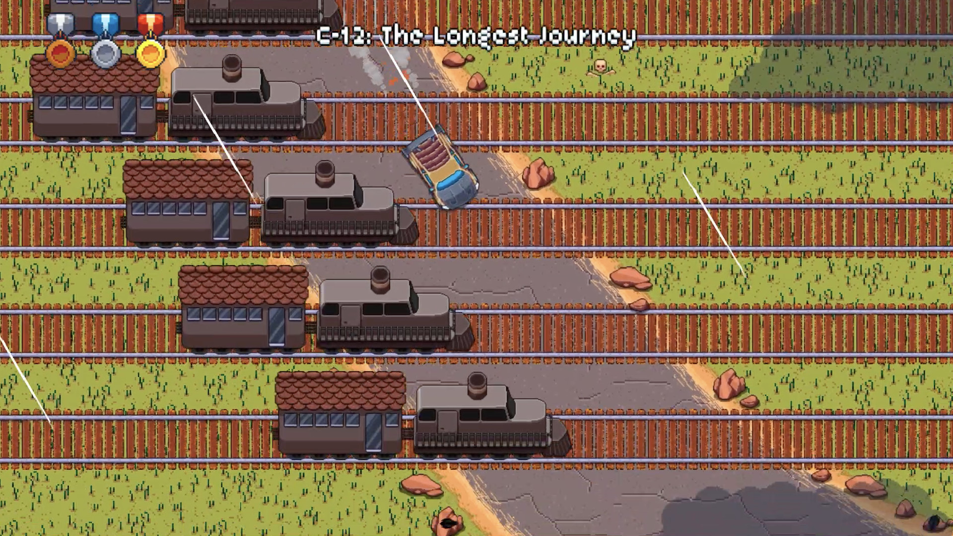 #6. DCR: Drive.Crash.Repeat (Steam) Podle: Tarboosh Games