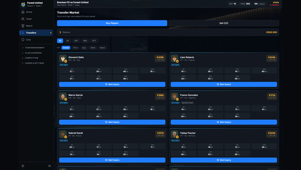 Goalcrest: Club Management Tycoon screenshot 1