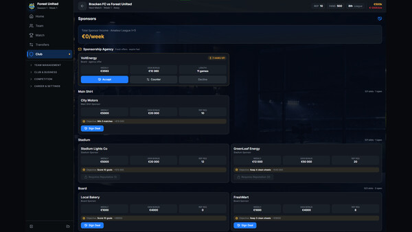 Goalcrest: Club Management Tycoon screenshot 3