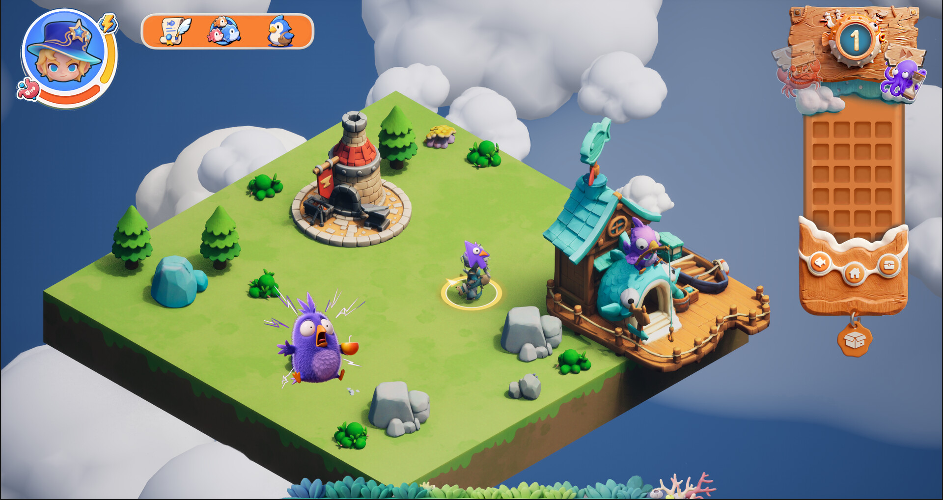 Cloud sea angler：Sky survival screenshot #1