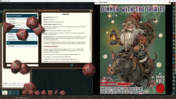 Fantasy Grounds - Dinner with the Spirits - Level-4 screenshot 6