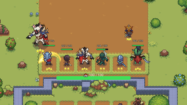 Vanguard Fusion: Meadow boss fight