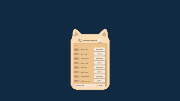 Taskbar Cat Club 스크린샷 3