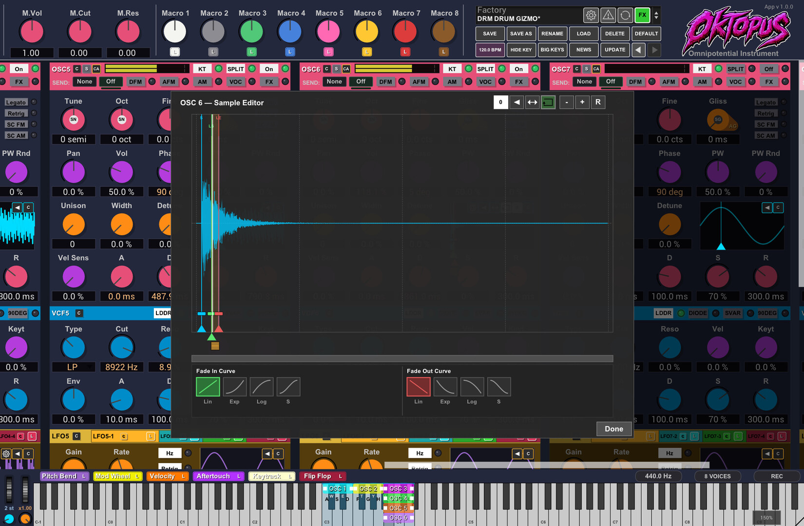 Oktopus Synthesizer Standalone screenshot 7