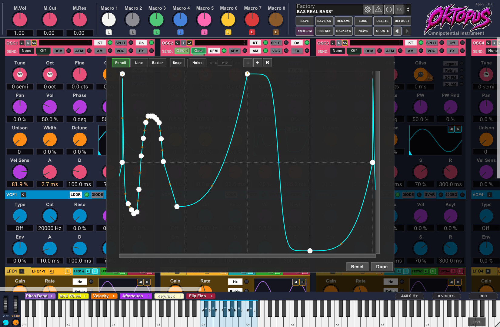 Oktopus Synthesizer Standalone screenshot 3