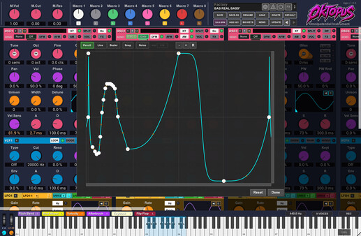 Oktopus Synthesizer Standalone — скриншот 3