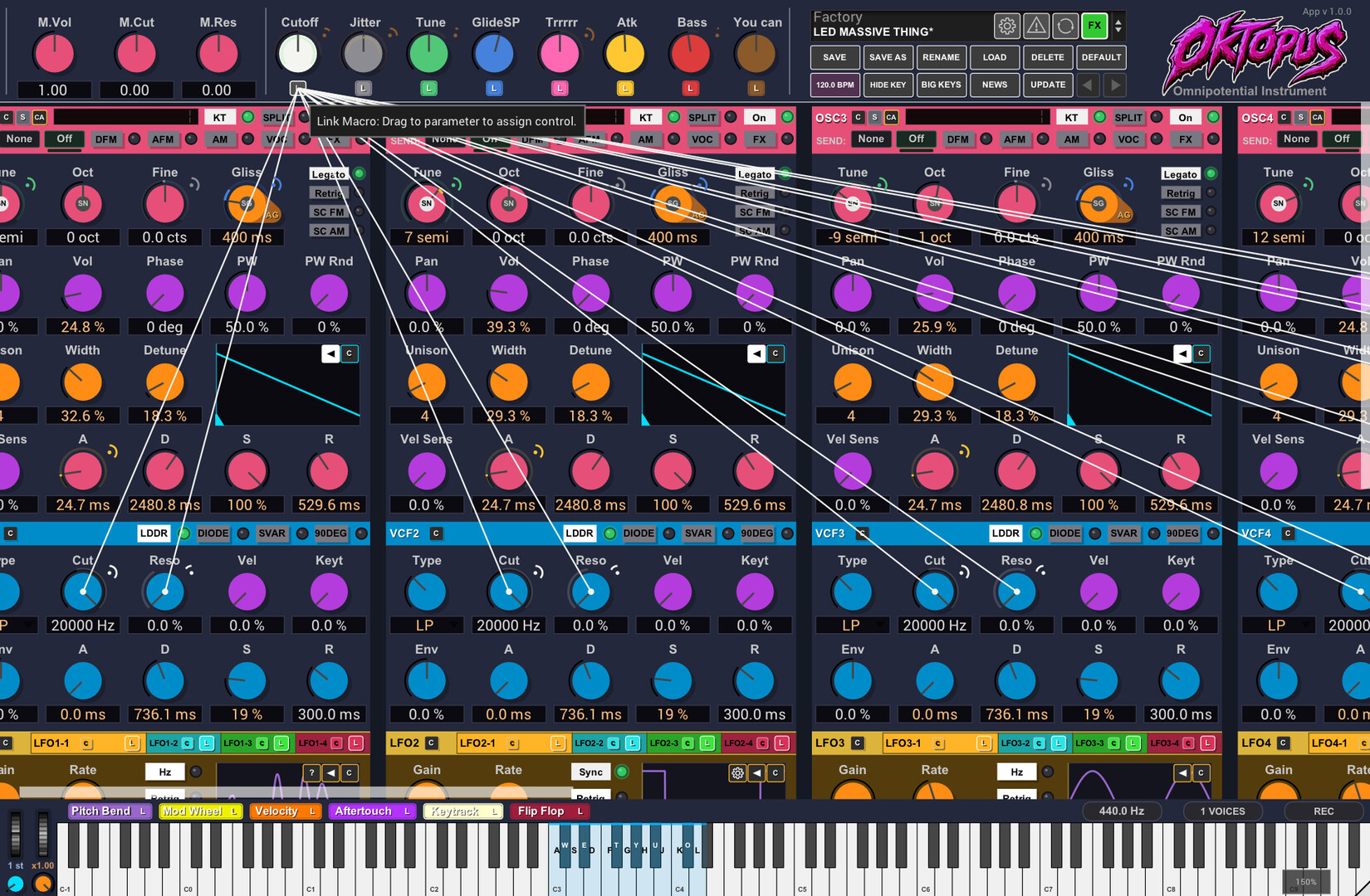 Oktopus Synthesizer Standalone screenshot 6