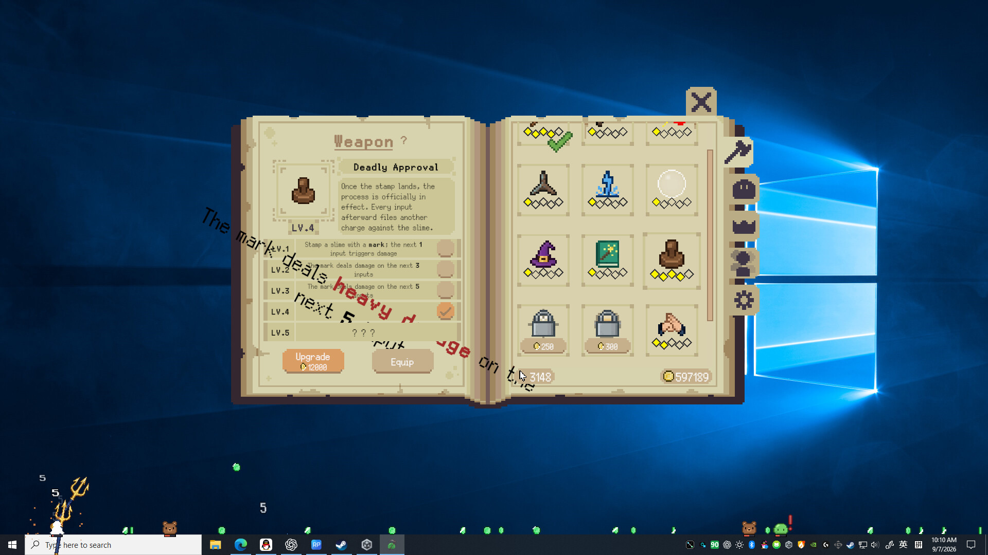 Desktop Slime Graveyard: Tap Reaper screenshot #2