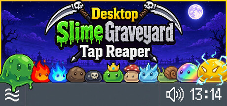 Desktop Slime Graveyard: Tap Reaper — Steam game cover